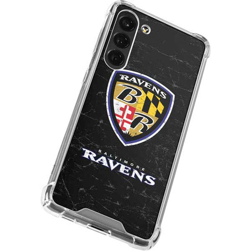 NFL Baltimore Ravens - Alternate Distressed Galaxy S24 FE Clear Case